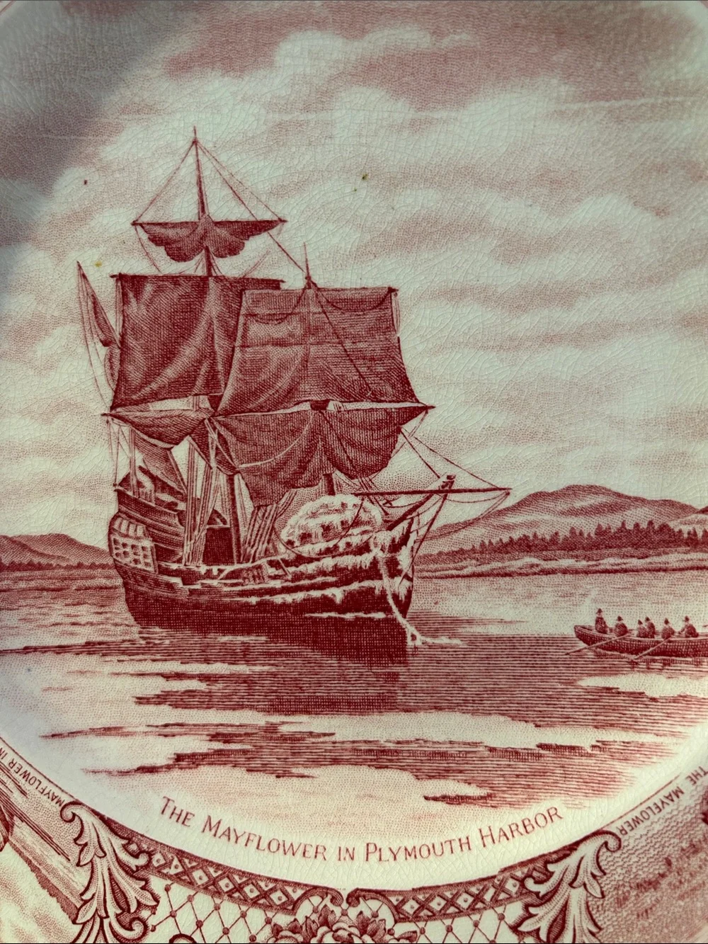 Crown Ducal England colonial times